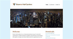 Desktop Screenshot of brownshallgardner.com