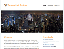 Tablet Screenshot of brownshallgardner.com